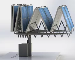 Folding Solar Panel Array