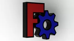 FreeCAD 3D Logo