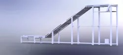 Inclined roller