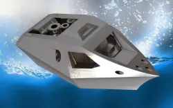 Interceptor Boat 3D Printer Test Print.