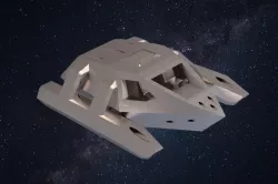 Interceptor Shuttle 3D Printer Test Print