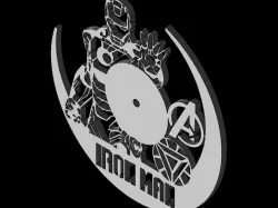 Iron man Wall clock