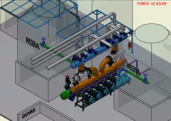 KOMPRESÖR DAİRESİ FİLTERNOX FLİTRE MONTAJI COMPRESSOR ROOM FİLTERNOX FILTER ASSEMBLY