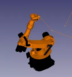 Kuka robot trajactory simulation