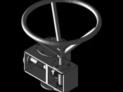 Laddle gear box assembly