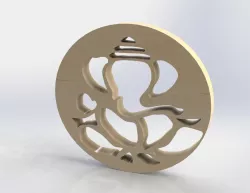 logo 3d design ganesh