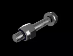 M6 Bolt with Nyloc Nut