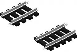 Minitrix gebogene Gleise R1 6° (14916) & R2 6° (14926