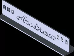 Name Tag model