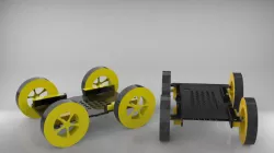 obstacle-avoiding robot