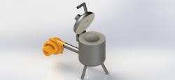 diy smelting furnace 3d models 【 STLFinder