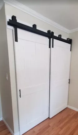 Overlapping Barn Doors