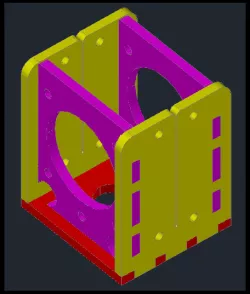 PVC pipe cutting template (40mm PVC)