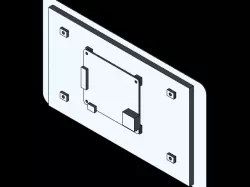 Raspberry pi 7" Screen Outline