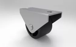 Roller wheel caster
