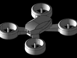 rotary wing with edf propeller