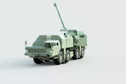 Russian 130 mm Coastal Defence Gun A-222 "Bereg"
