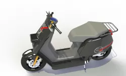 Scooter/ Motorcycle (Simple 3D)