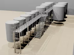 SERVICE PLATFORM FOR TANKAGES