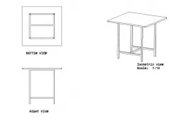 simple table design