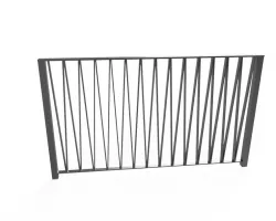 Simple V Picket Rail