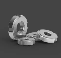 Slotted Round Nut M10 - M20