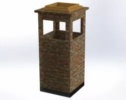 smoking area fire bin