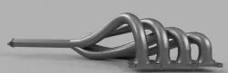 Straight 4 Cylinder Engine Exhaust Manifold