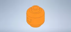 Studycadcam 3D CAD Exercise 11 Autodesk Inventor Pro/ solidworks / lego´s head