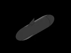 submarine's body model