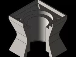 trapezoid block