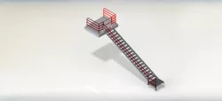 TRENCH ACCESS - LANDING PLATFORM WITH STAIRS