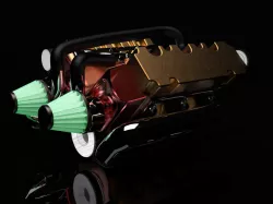 V Shape 6 Cylinder Engine Assembly