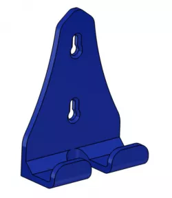 Wall phone holder