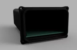 Waterproof plastic box for electronics