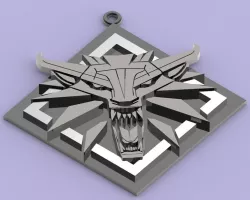 Witcher Wolf Medallion
