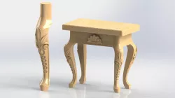 wood carving: cabriole
