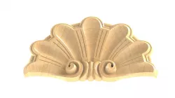 wood carving: shell