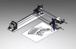 writing machine Mechanical parts