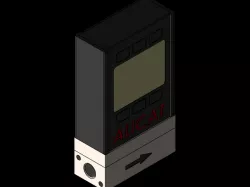 .125 Inch FNPT Alicat Mass Flow Meter 0 to 20 SLPM - M-20SLPM-D