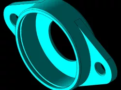 2 point bearing housing