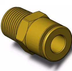 3/8" PTC x 3/8" MNPT Fitting