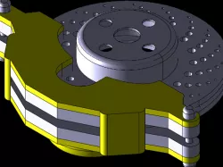 3D Disc Brake Model