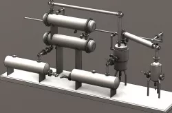 3D model for a Pyrolysis Plant