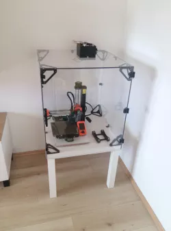 3D printer enclosure and HEPA filter