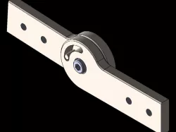 90' self locking hinge mechanism