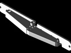 Antique writing desk hinge