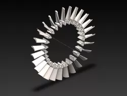 Axial compressor blades