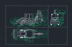 Backhoe excavator