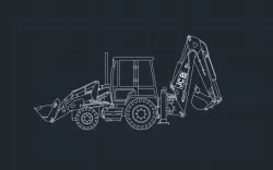 Backhoe excavator